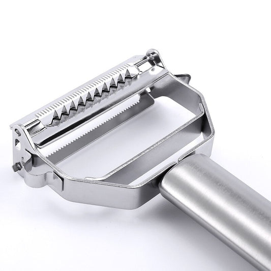 Stainless Steel Peeler with Julienne Blade